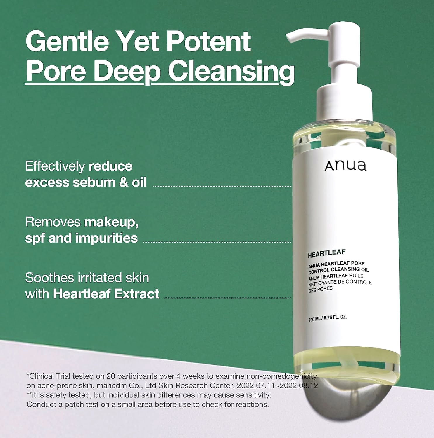 ANUA Heartleaf Pore Control Cleansing Oil, 6.76 fl.oz