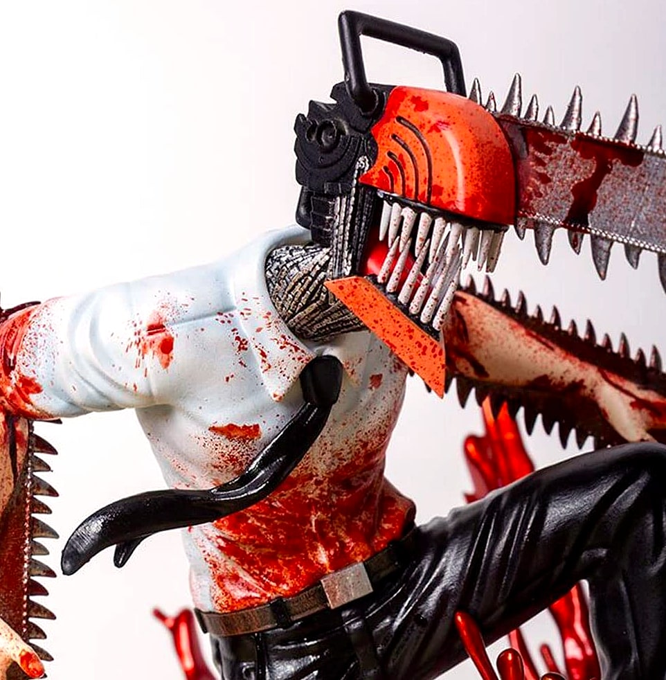 DEAMNAI Denji 11in PVC Anime Figure Chainsaw Man Statue
