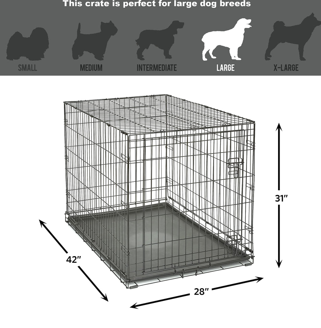 New World 42-Inch Dog Crate for Large Breeds, 71-90 lbs