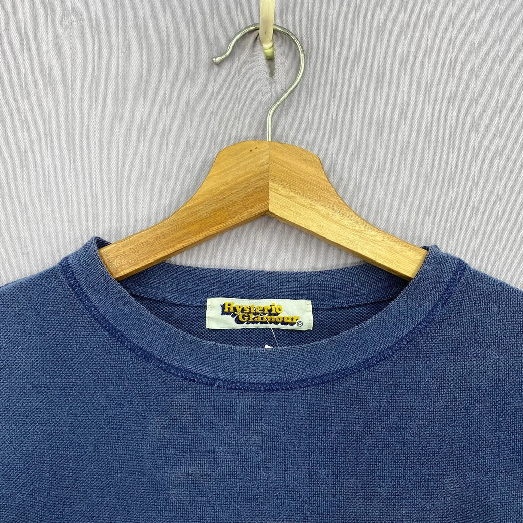 Vintage Y2K Hysteric Glamour Pique Knit Shirt Mopar Car Service HELL Tee Size XS