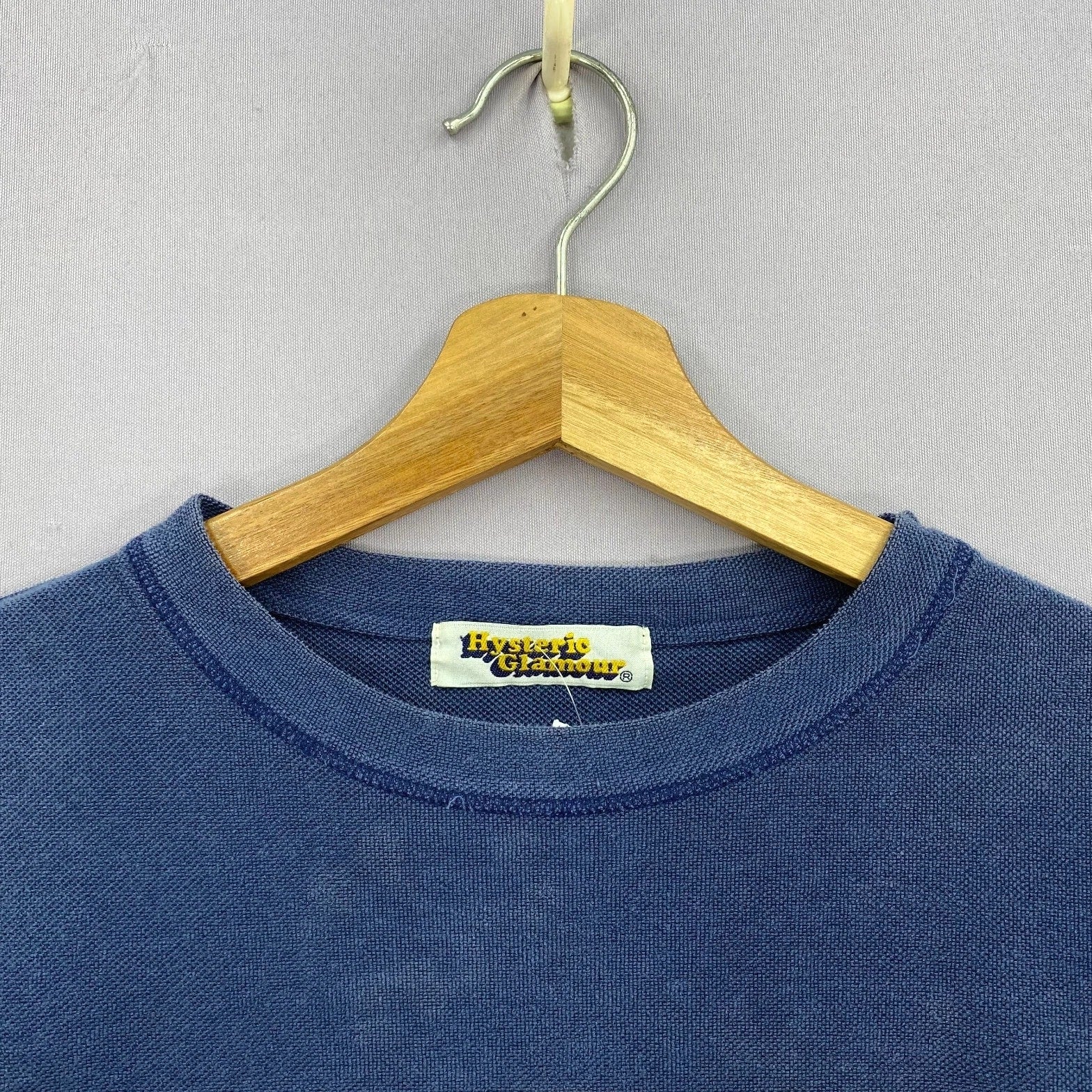 Vintage Y2K Hysteric Glamour Pique Knit Shirt Mopar Car Service HELL Tee Size XS