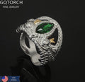 GQTorch 925 Sterling Silver Lord Ring of Barahir