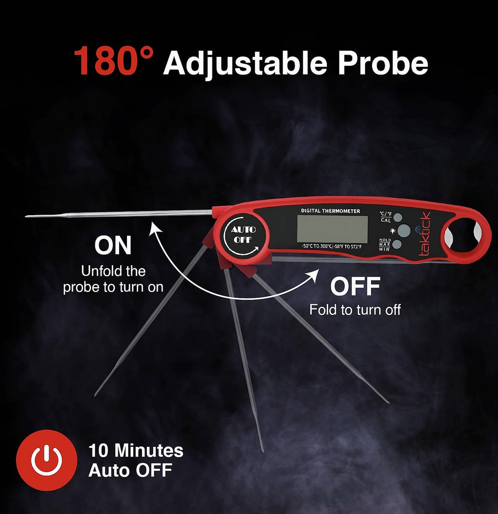 TAKTICK Digital Food Thermometer with Instant Read Display