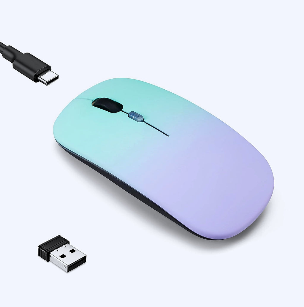 Guiheng Wireless Bluetooth Mouse, Dual Mode Rechargeable