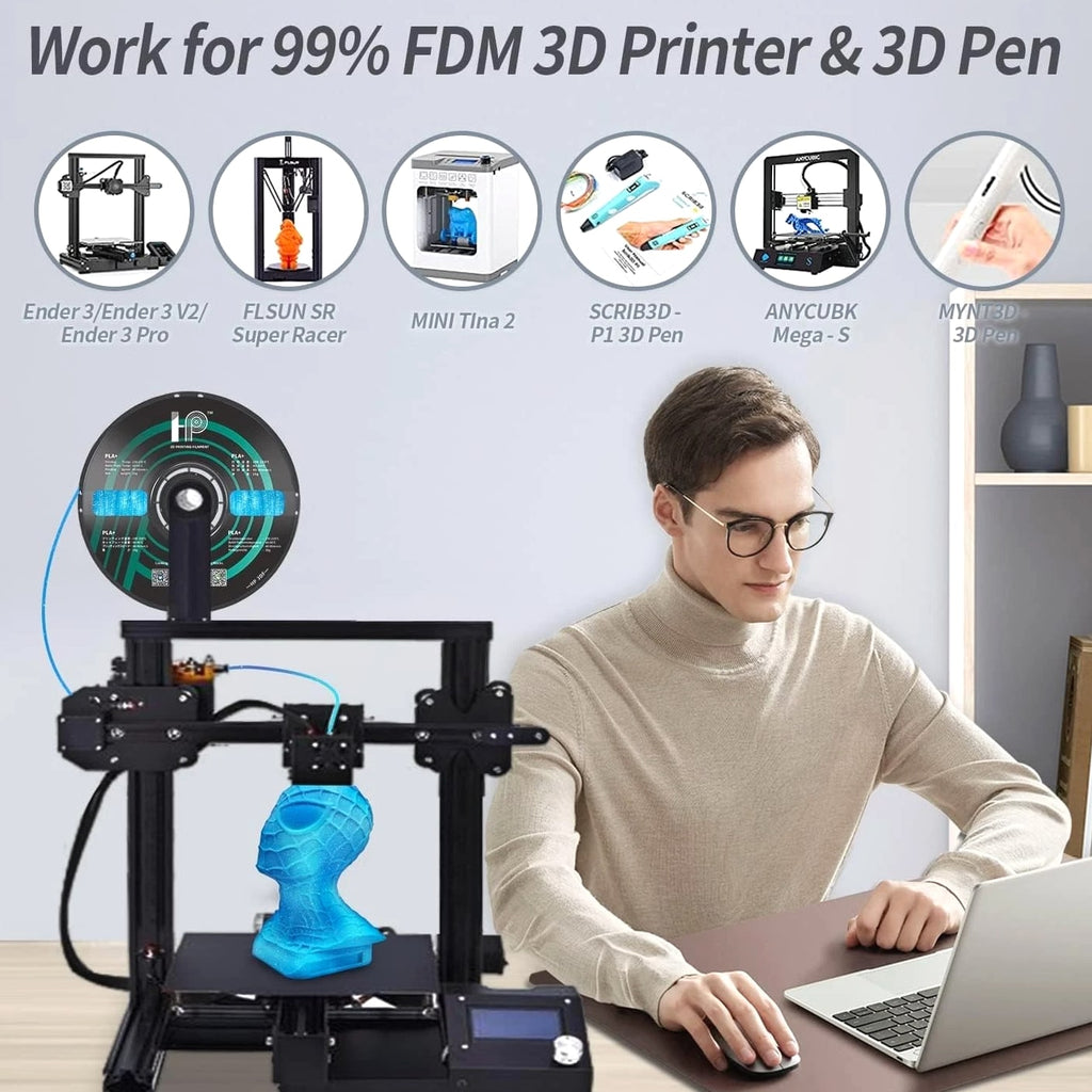 PLA Filament, Matte PLA, 3D Printer Filament, PLA Filament 1.75mm Dimensional...