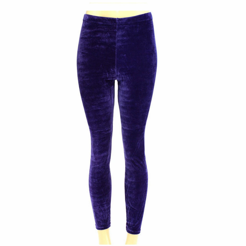 Winter New Velvet Velvety Thick Warm Ski Snow Leggings Stretch