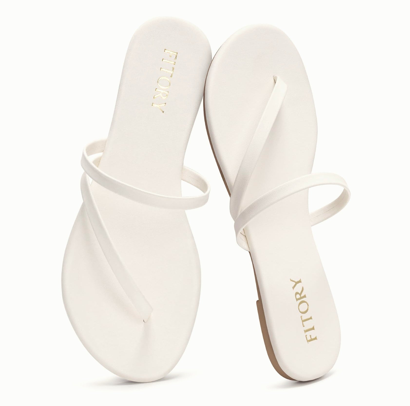 FITORY Women's Flip Flops Strappy Sandals Size 6-11