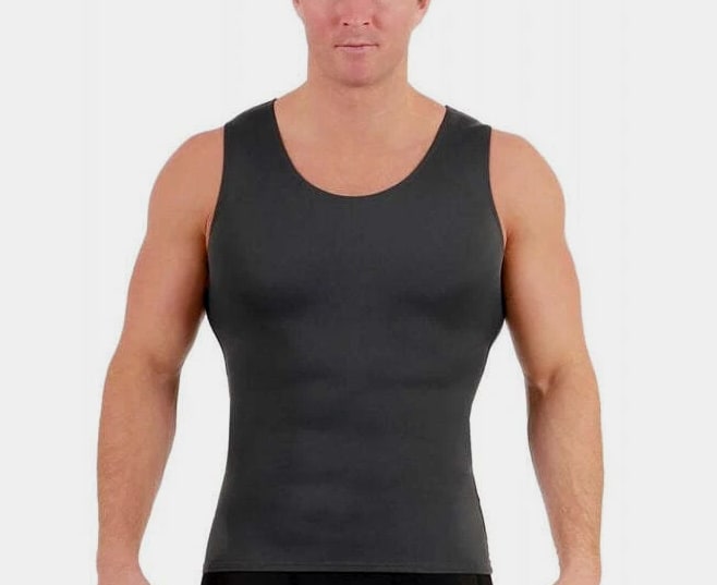 Insta Slim -Made in USA- Medium Compression Activewear Mens Tank-Top Undershirt