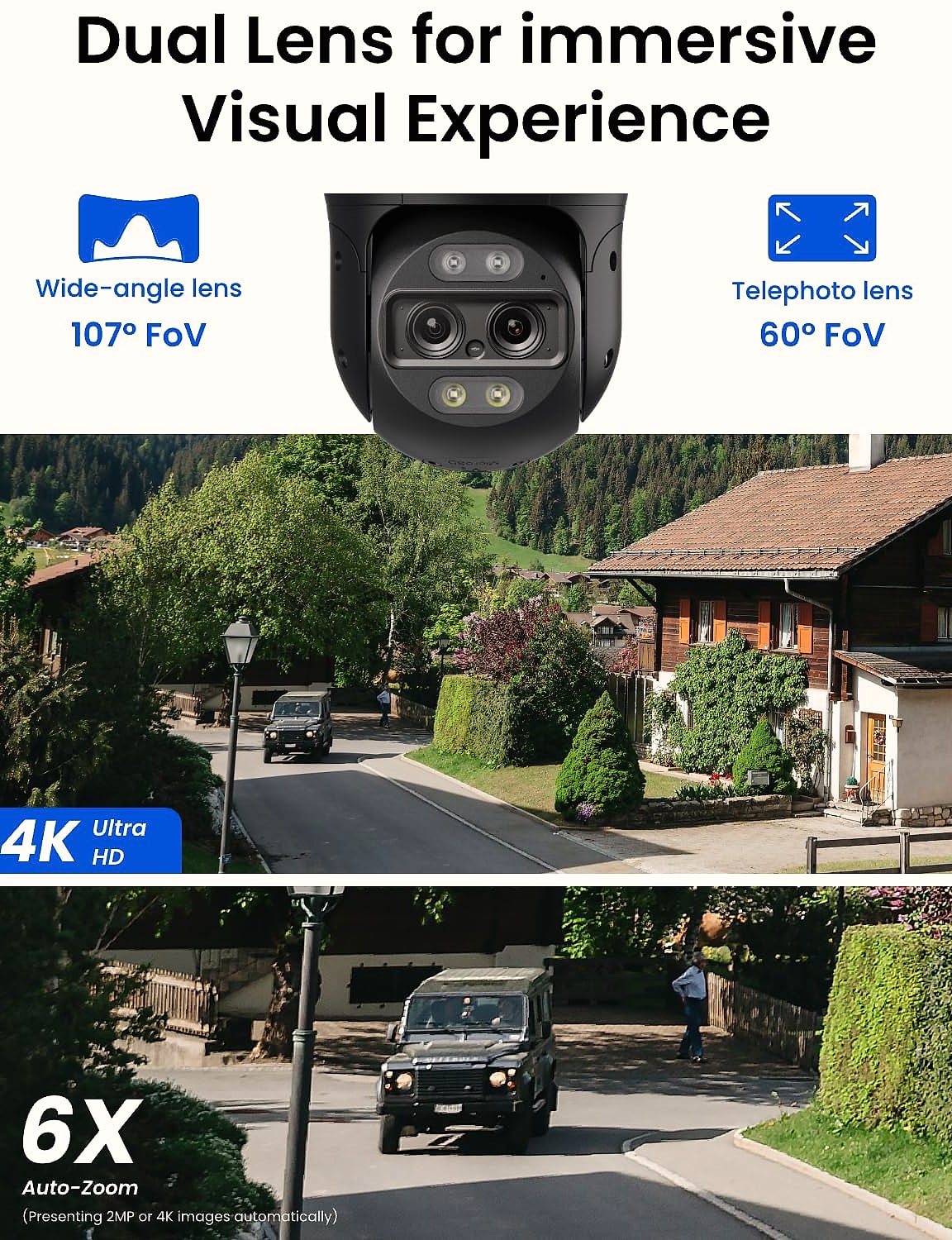 Reolink TrackMix PoE RLA-PI1 PTZ Camera with Auto Tracking
