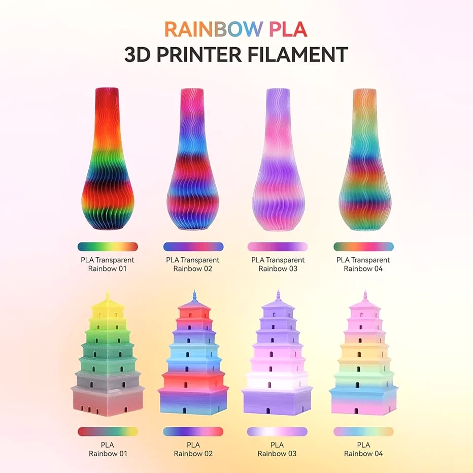 【BUY 10 PAY 6】JAYO 1.1KG PETG PLA PLA+2.0 TPU ABS 3D Printer Filament 1.75mm ASA