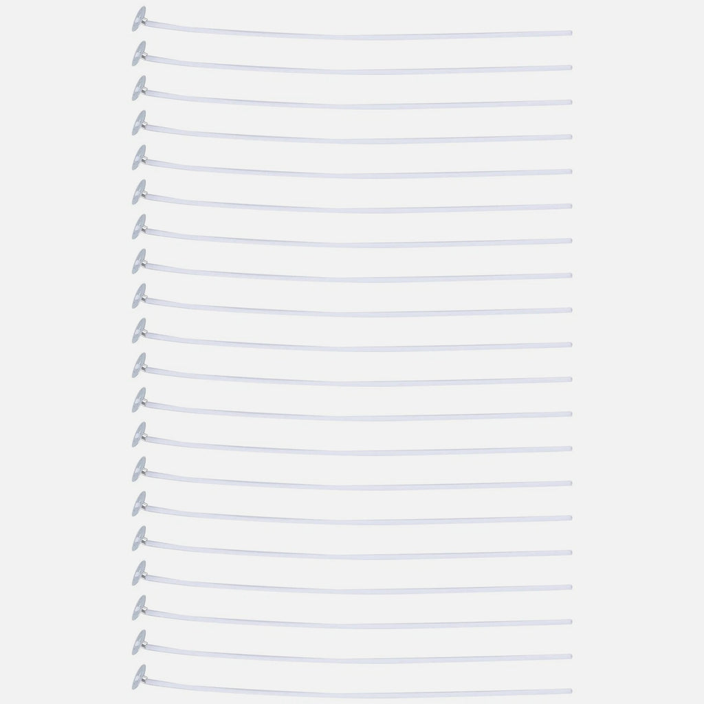 20Pack 20cm/8" Candle Wicks Cotton Core Pre Waxed&Tabbed With Sustainers