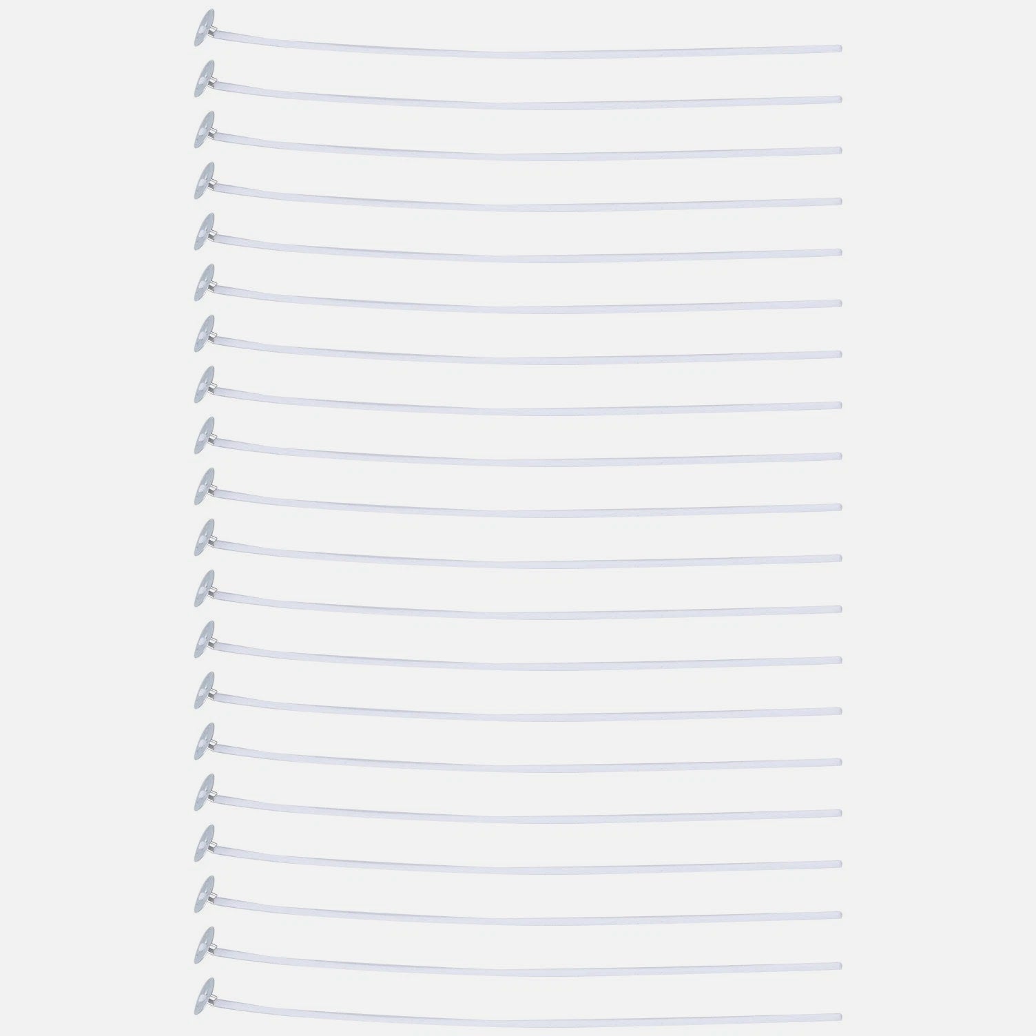 20Pack 20cm/8" Candle Wicks Cotton Core Pre Waxed&Tabbed With Sustainers