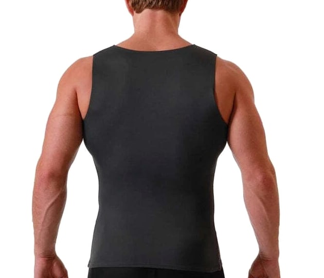 Insta Slim -Made in USA- Medium Compression Activewear Mens Tank-Top Undershirt