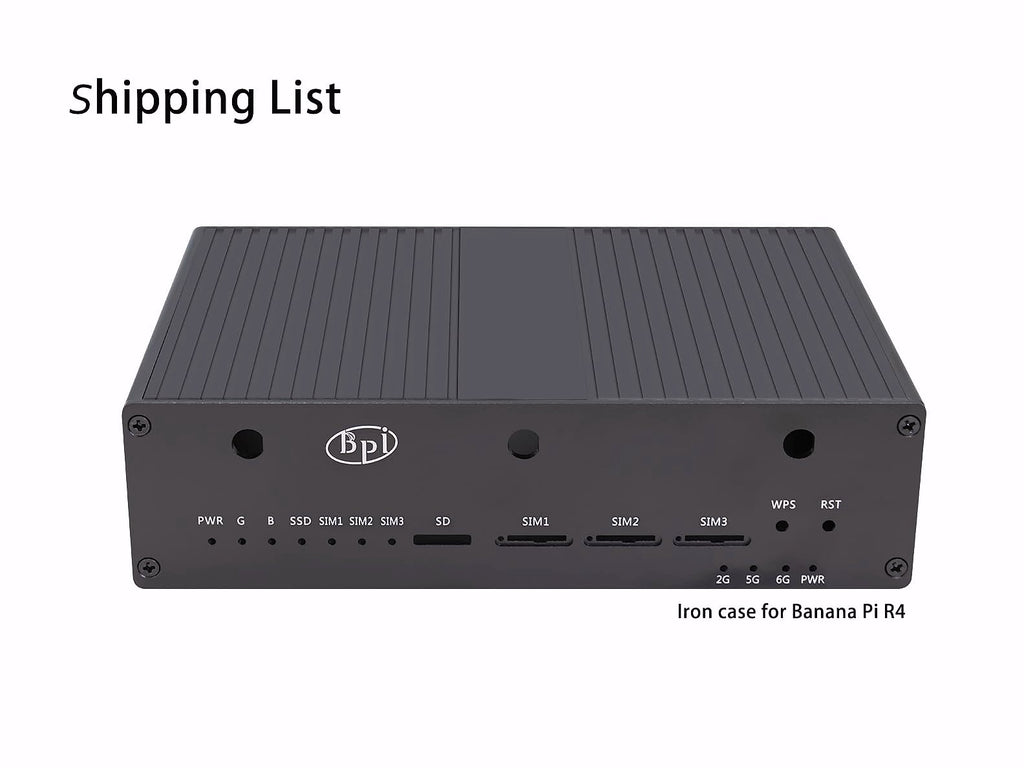 youyeetoo Banana Pi BPI-R4 Metal Case
