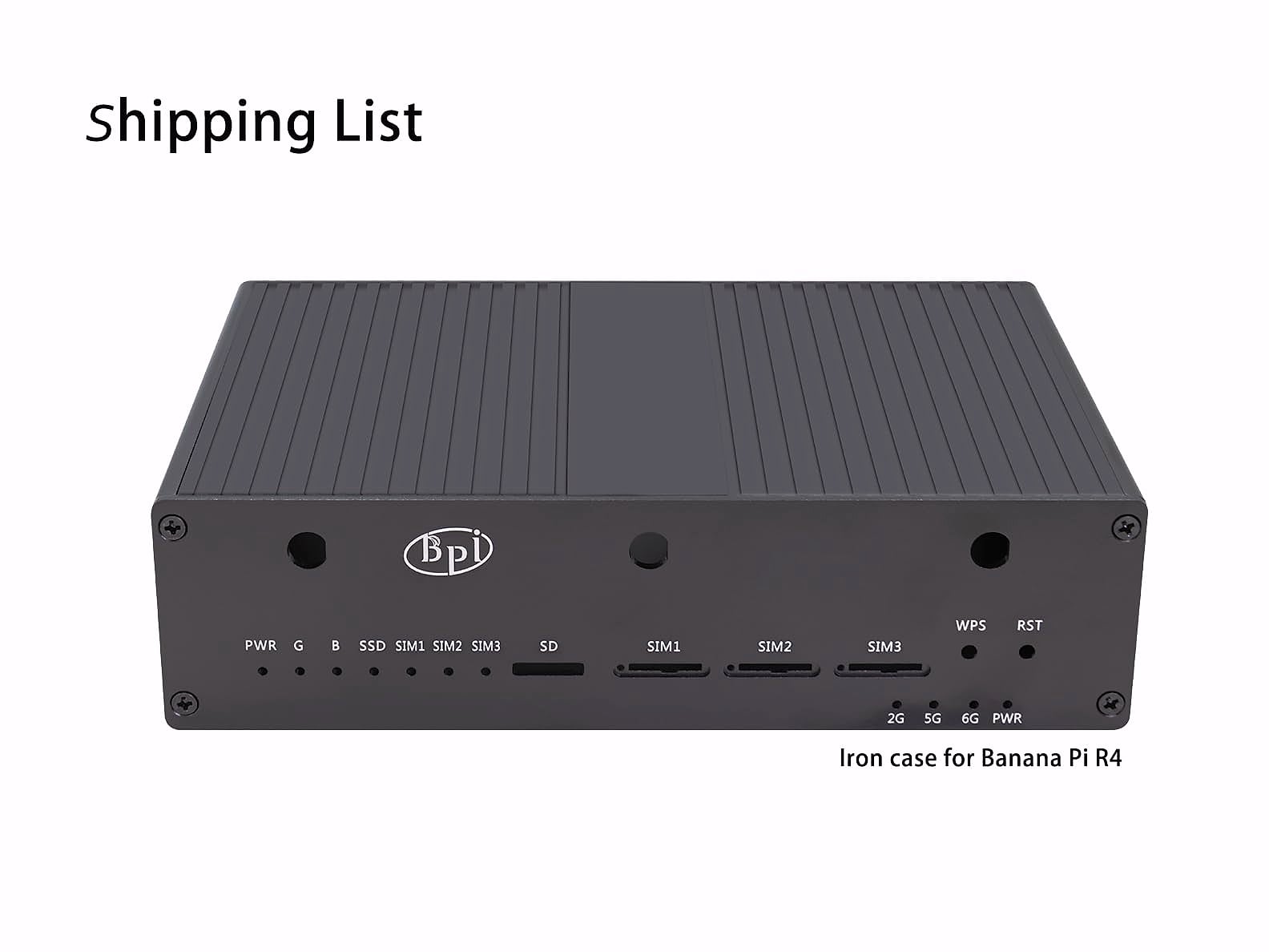 youyeetoo Banana Pi BPI-R4 Metal Case