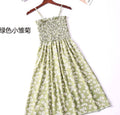 XIBUSANA Chiffon Mini Dress Sleeveless High Waist Summer