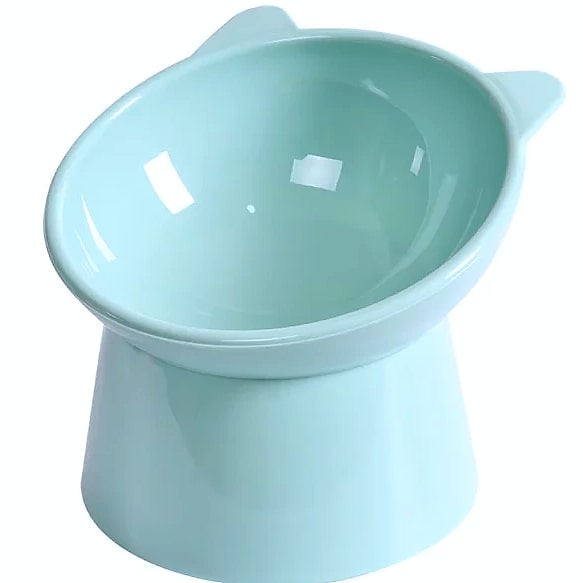 AEHOME Cat-Ear Elevated Pet Bowl Feeder for Cats