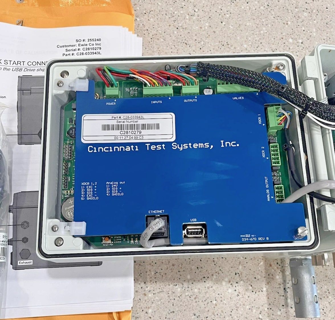 CTS Cincinnati Test Systems Sentinel C28 Precision Leak Tester C28-033943L *NEW*