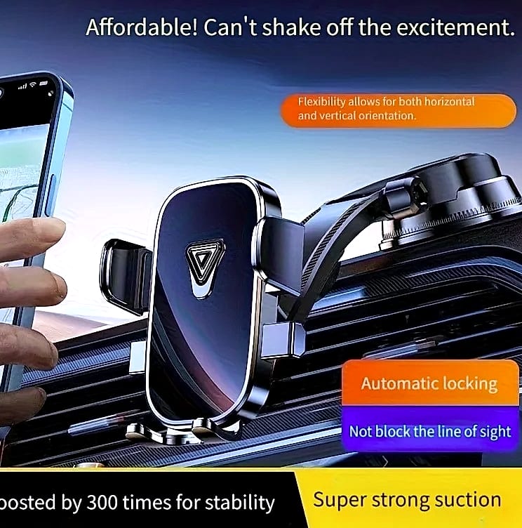 Car Phone Holder Nano Silicone 360° Rotation Dashboard Mount