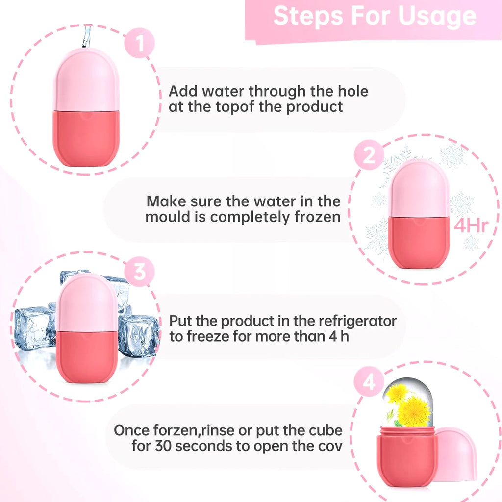 Ice Roller for Face and Eye - Ice Facial Roller, Aesthetic Skin Care Tools Gifts