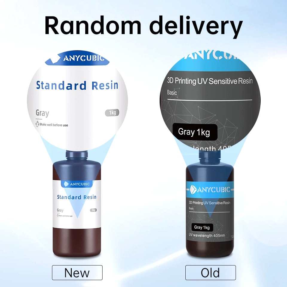 ANYCUBIC Standard Resin 405nm UV Resin 14K 3D Printer General Resin Stability