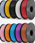 3D Printing Filament Silk PLA Filament Bundle Multicolor, Silky Smooth Finish Mo