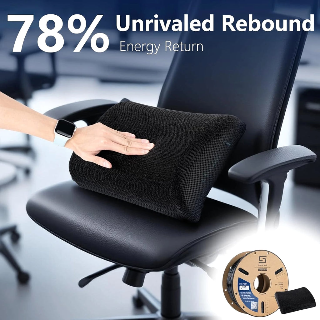 Rebound PEBA 95A Flexible Filament, the Super TPU | 78% Energy Return & 20% Lighter