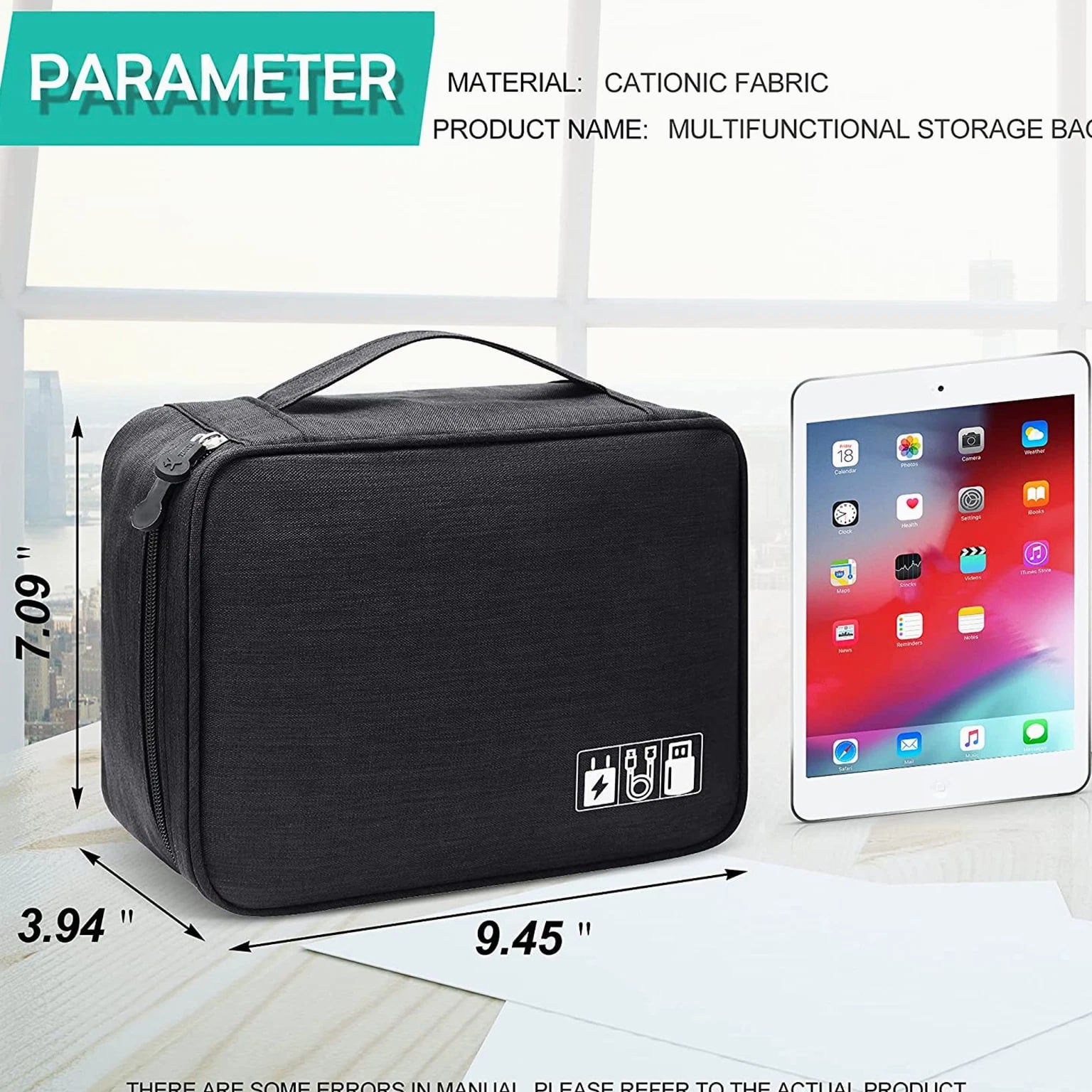 Digital Storage bag Portable Electronics Travel Organizer USB Cable Cases Gadget