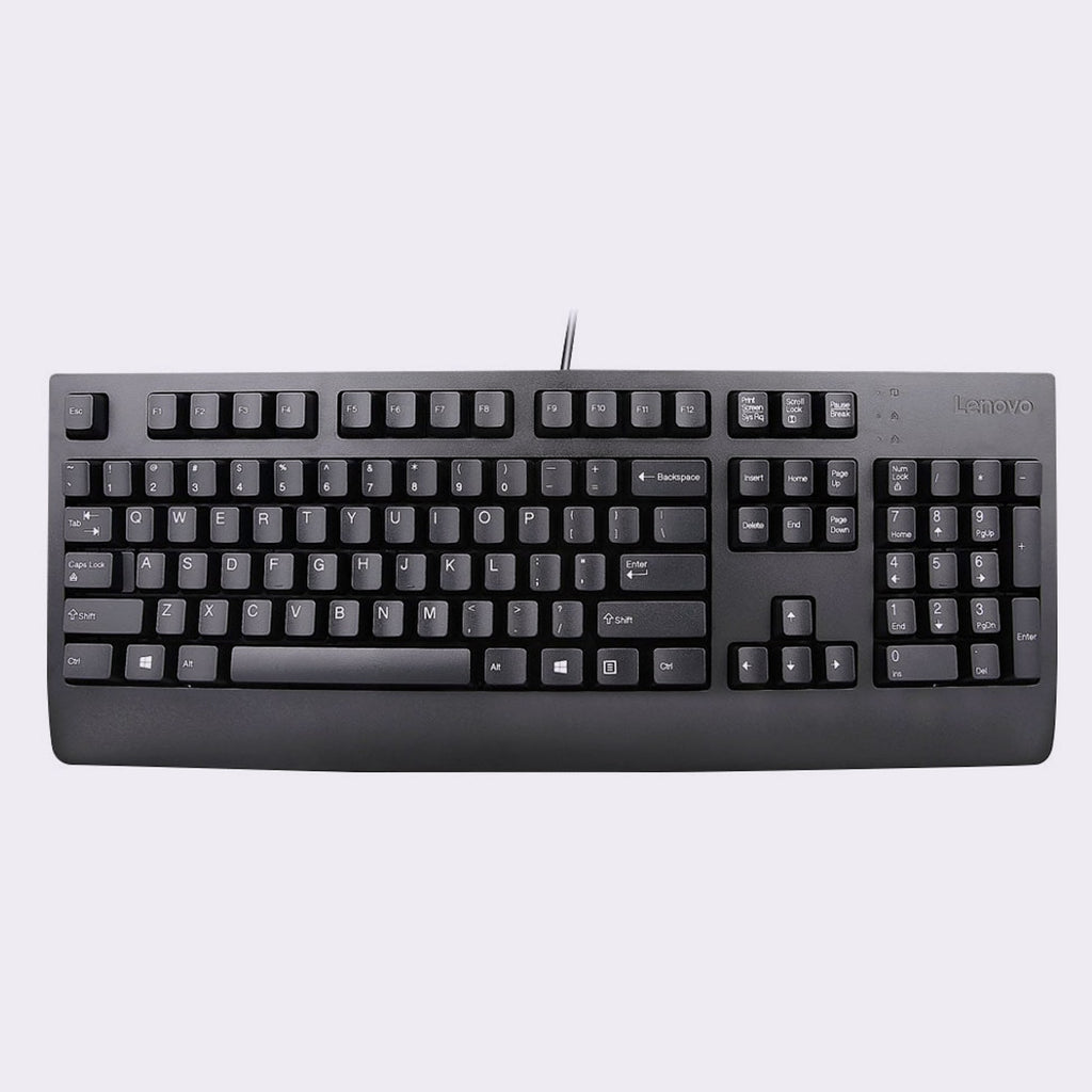 Lenovo Preferred Pro II Wired External USB Keyboard ( 4X30M86879) Factory Sealed Retail Product For USA, black