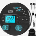 Portable CD Player with Bluetooth, Walkman CD Player with FM Transmitter and Spe