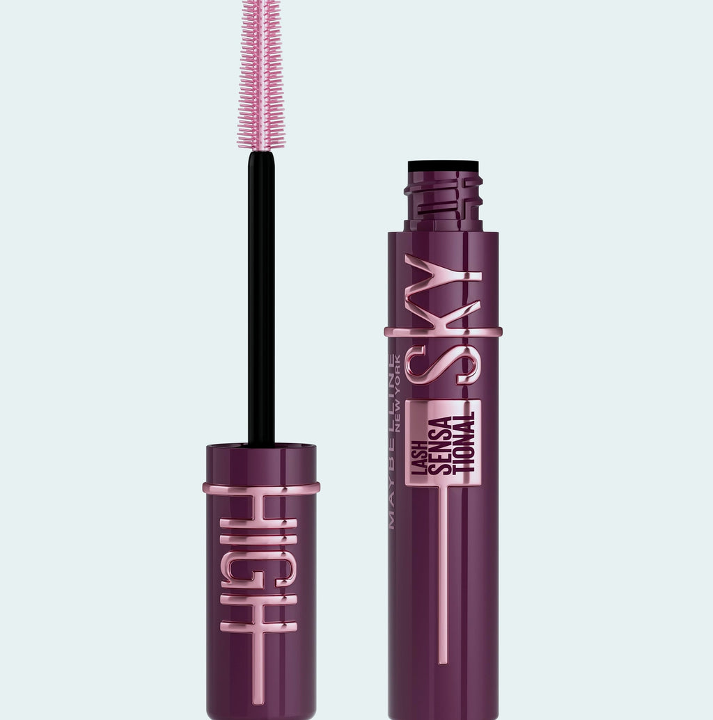 Maybelline Lash Sensational Sky High Washable Mascara, Blackest Black