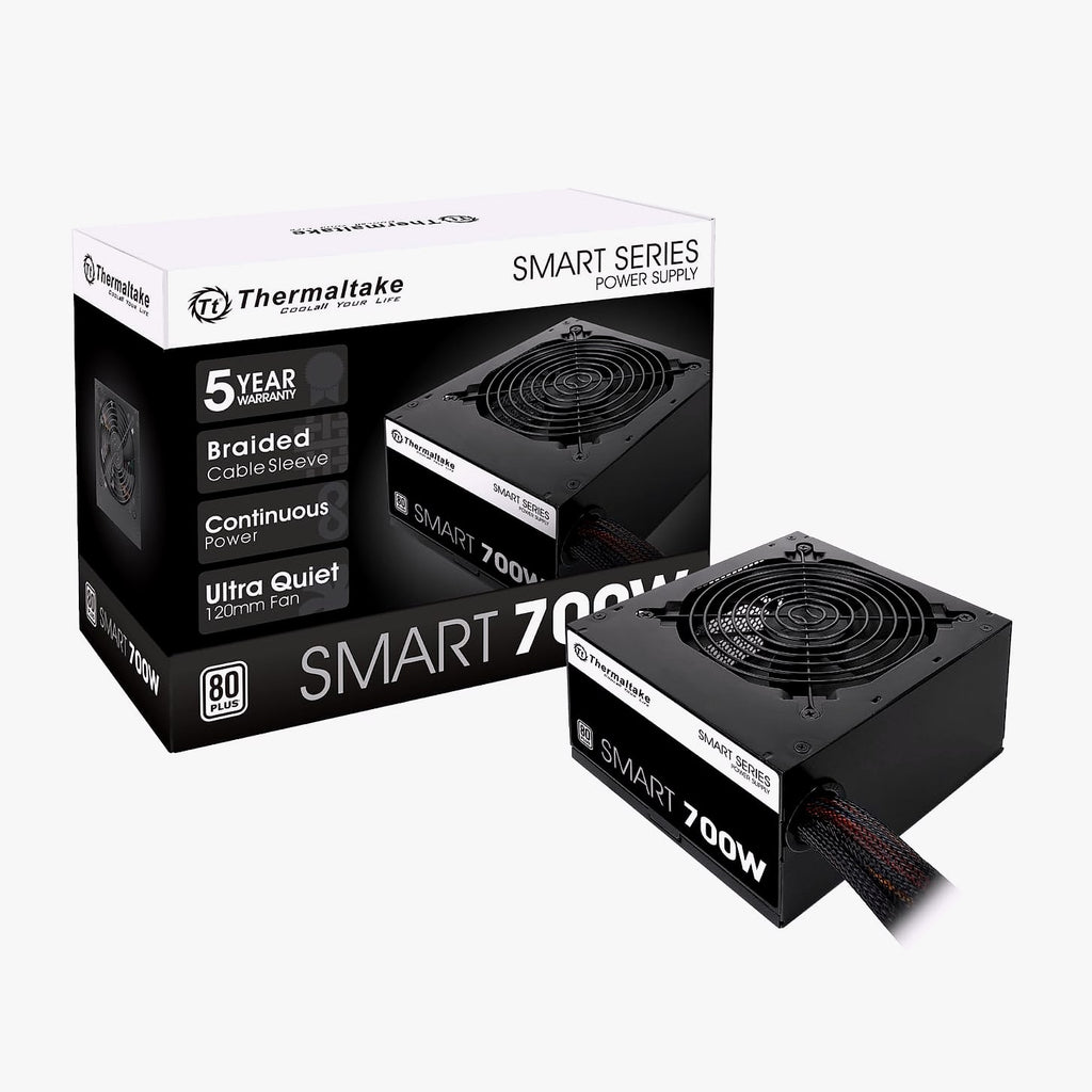 Thermaltake Smart 600W ATX Power Supply 80 Plus Certified