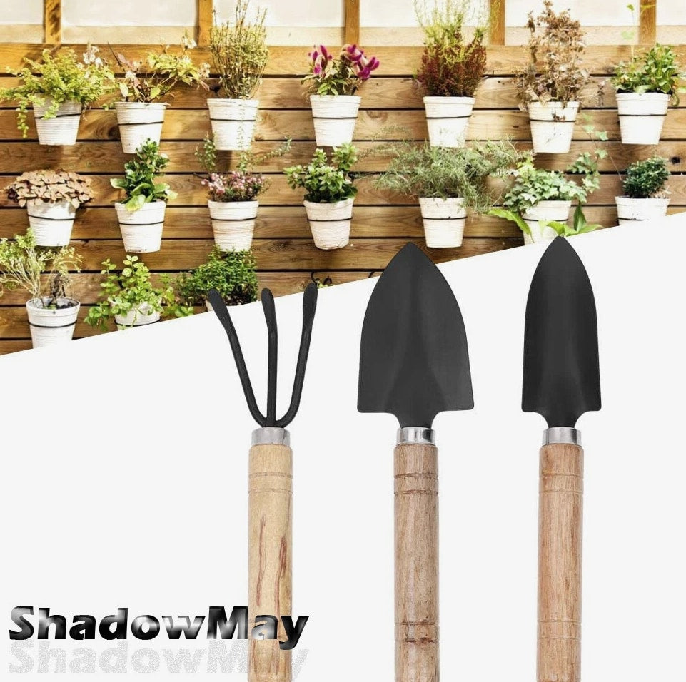Home Gardening Tool Kit Mini Plant Garden Tools Spade Rake Shovel Piece Set Gift