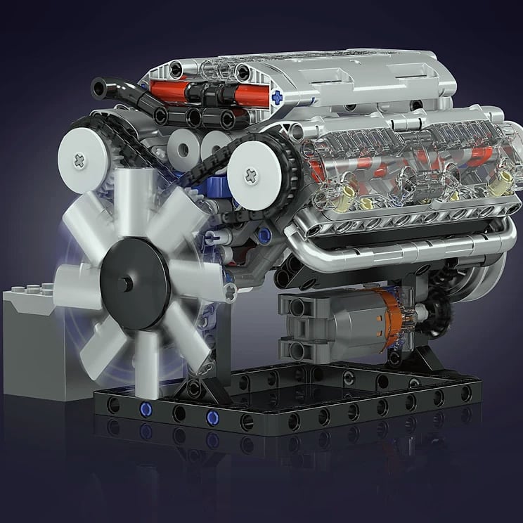 Mould King 10088 V8 Engine Building Block Set