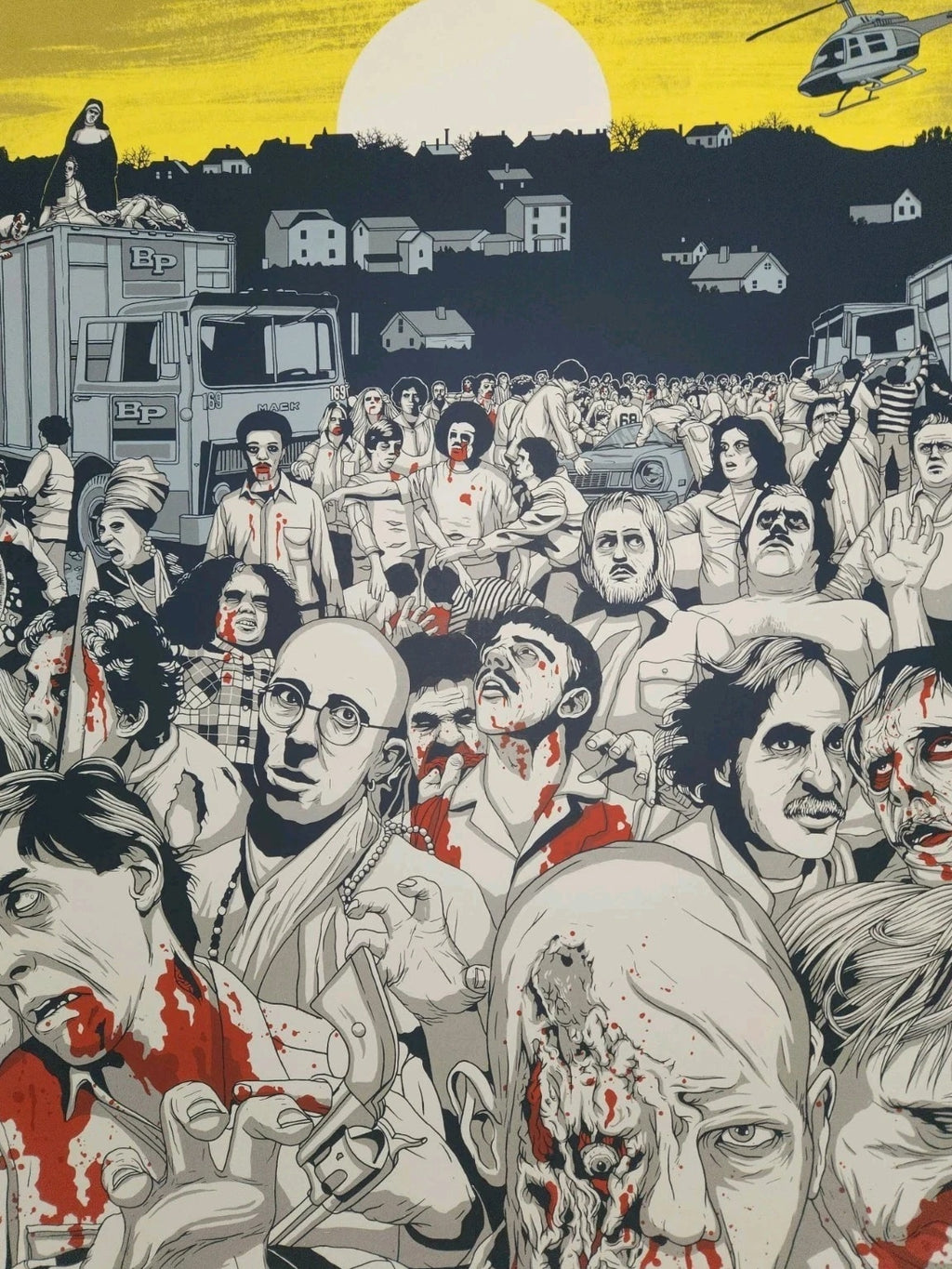 DAWN OF THE DEAD by Jeff Proctor Movie Poster Print Mondo #58/750 Near MINT