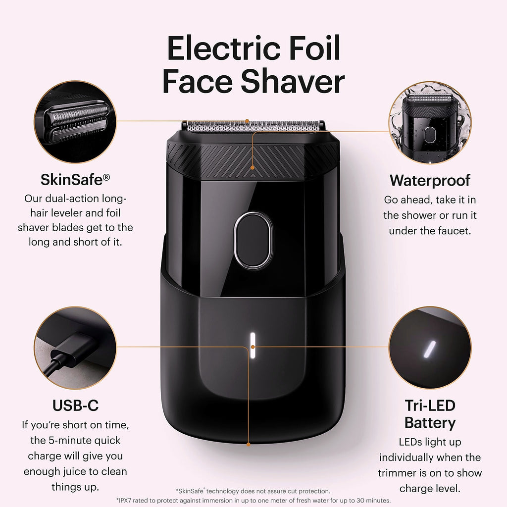 MANSCAPED The Handyman Compact Face Shaver for Travel