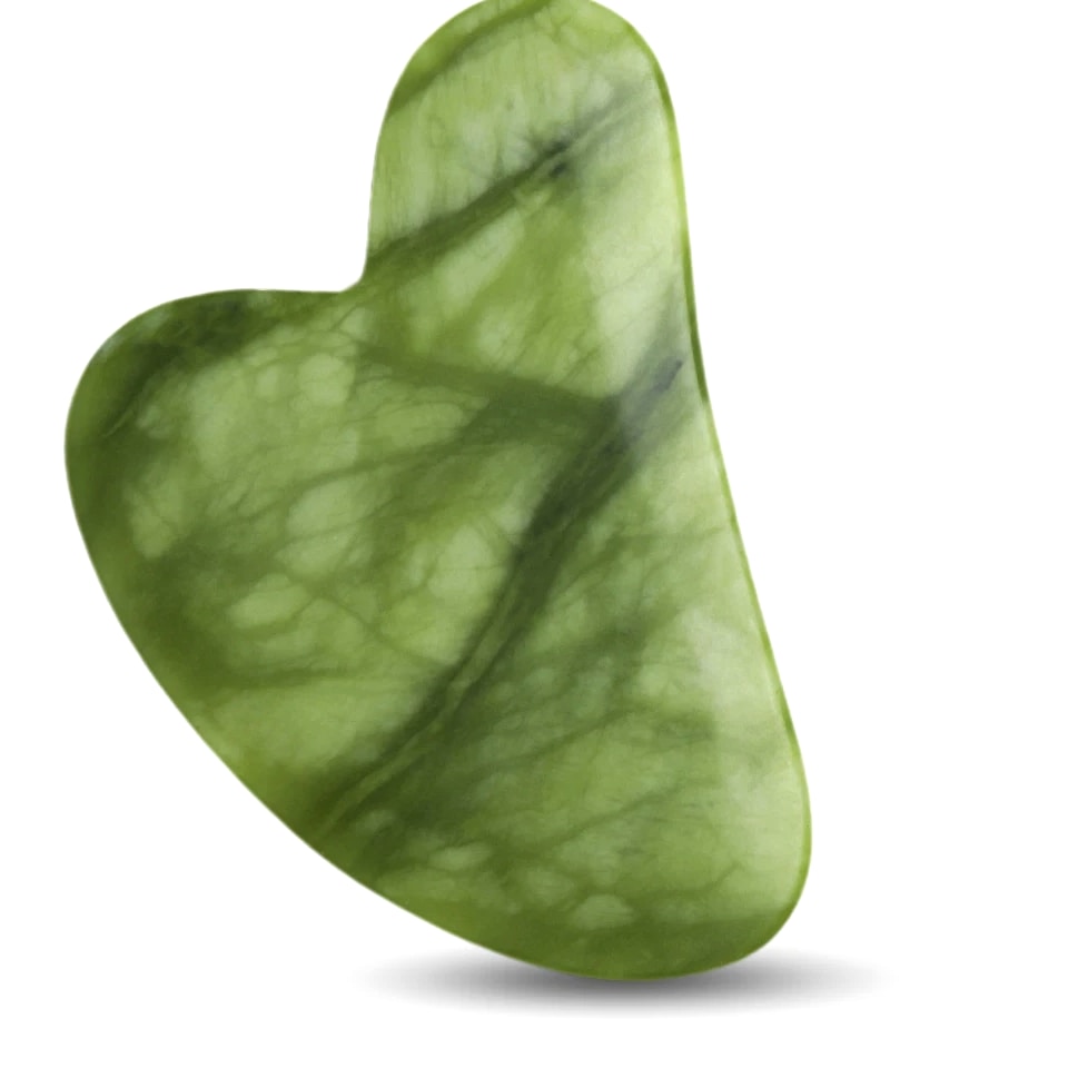 Gua Sha Jade Stone - Natural Rose Quartz Face Body Massager Facial Scraper