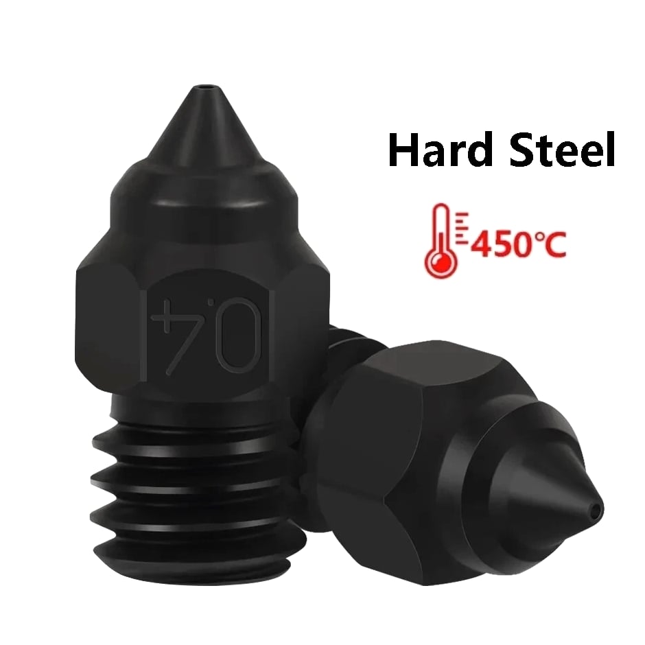 SE6 Hard Steel Nozzles for CR6 SE/CR10/Ender 3/Ender 5 3D Printer Parts 1.75MM