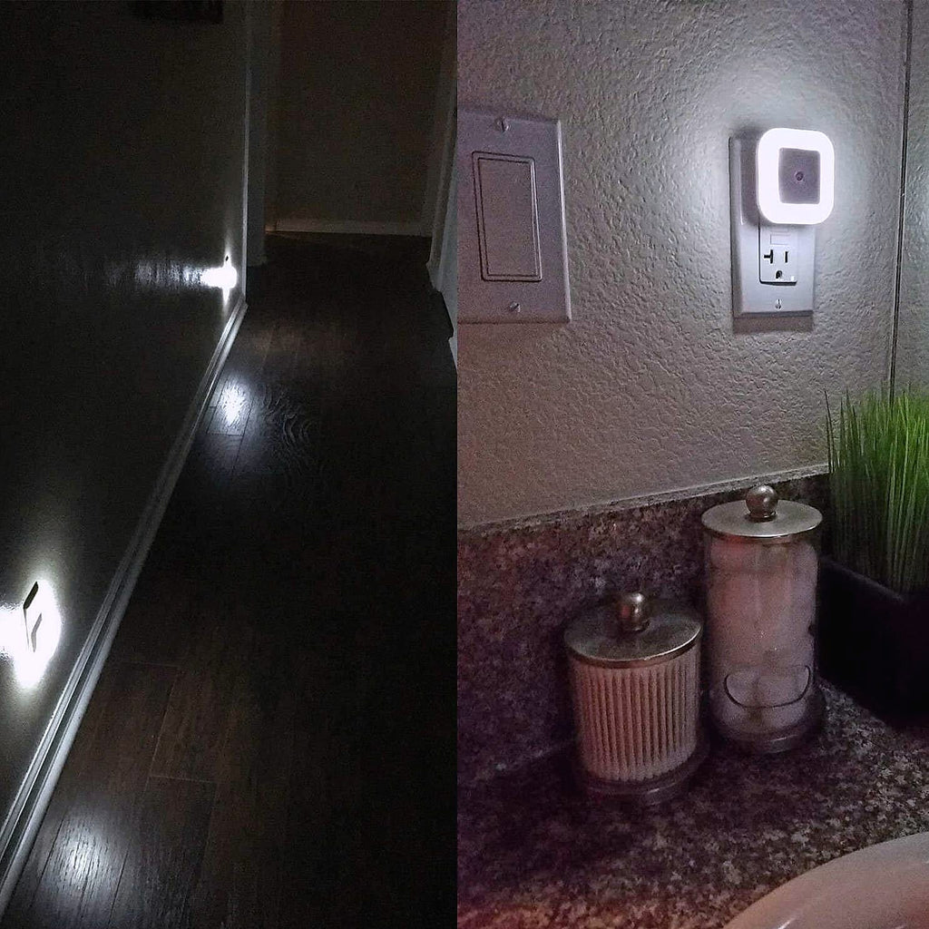 Uigos LED Night Light with Dusk to Dawn Sensor, 6-Pack