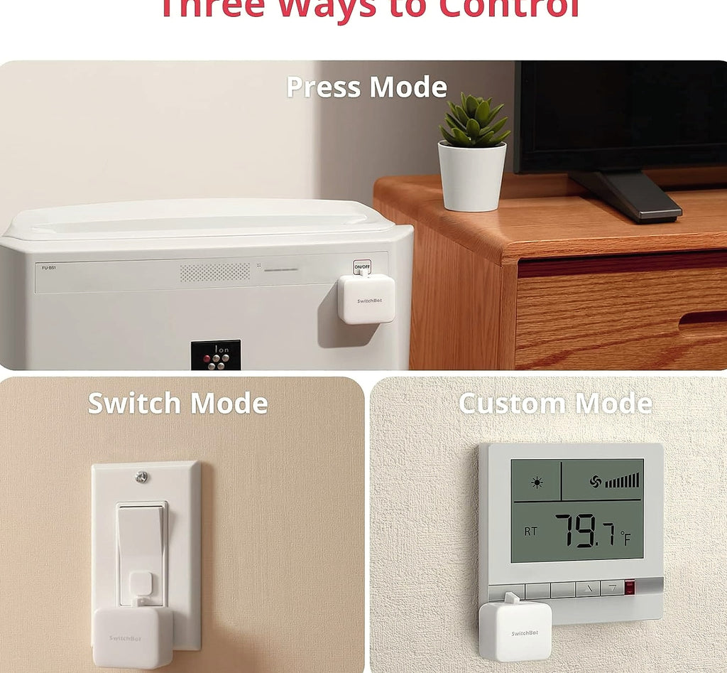 SwitchBot Smart Switch Button Pusher Bluetooth Remote Control