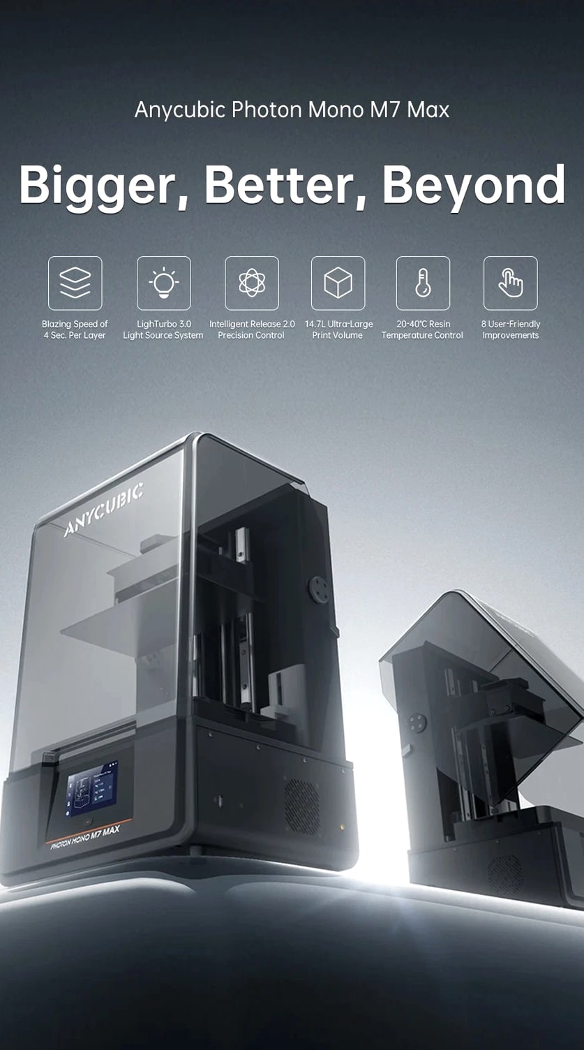LCD 14.7L Ultra-Large Print Volume LCD Resin 3D Printer, COB+ Light Source