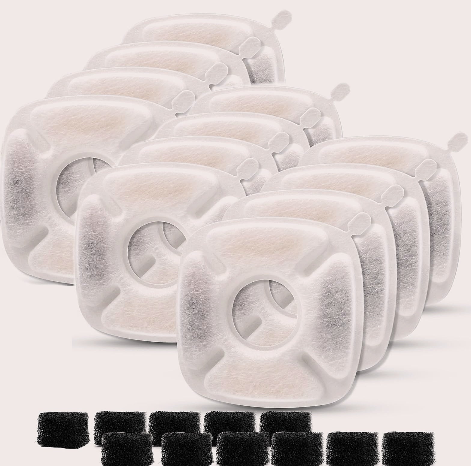 Cylomert 95Oz Pet Fountain Filters Replacement Pack