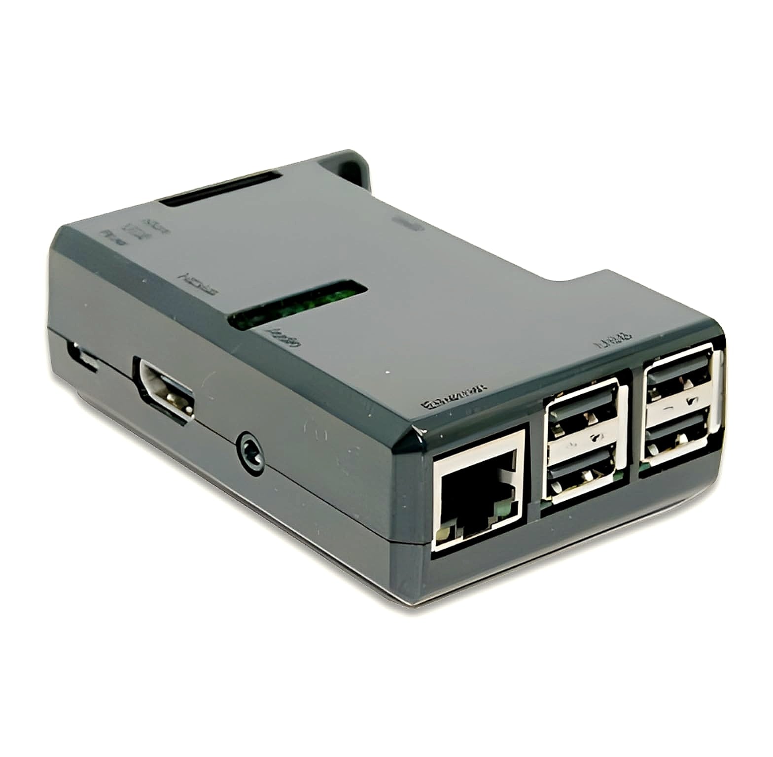 sb components Jet Black Case for Raspberry Pi 3 Model B and Raspberry Pi 2 Model B (Black) with Access to All Ports