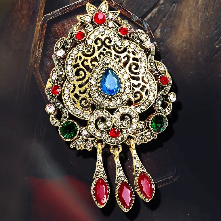 fashion women clothing accessories retro baroque brooch jewelry