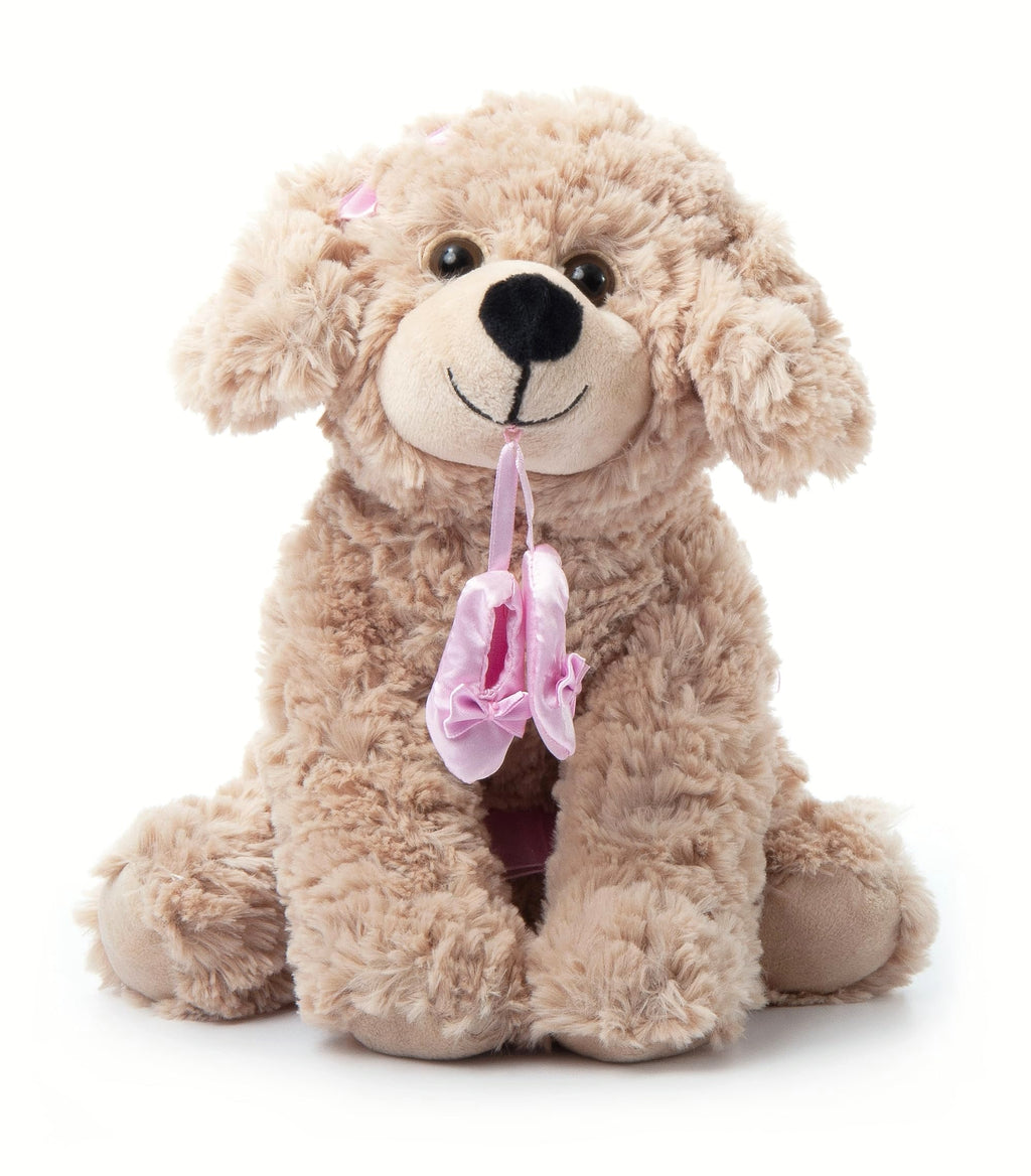 The Petting Zoo Ballerina Scruffy Dog Stuffed Animal, 10 Inch