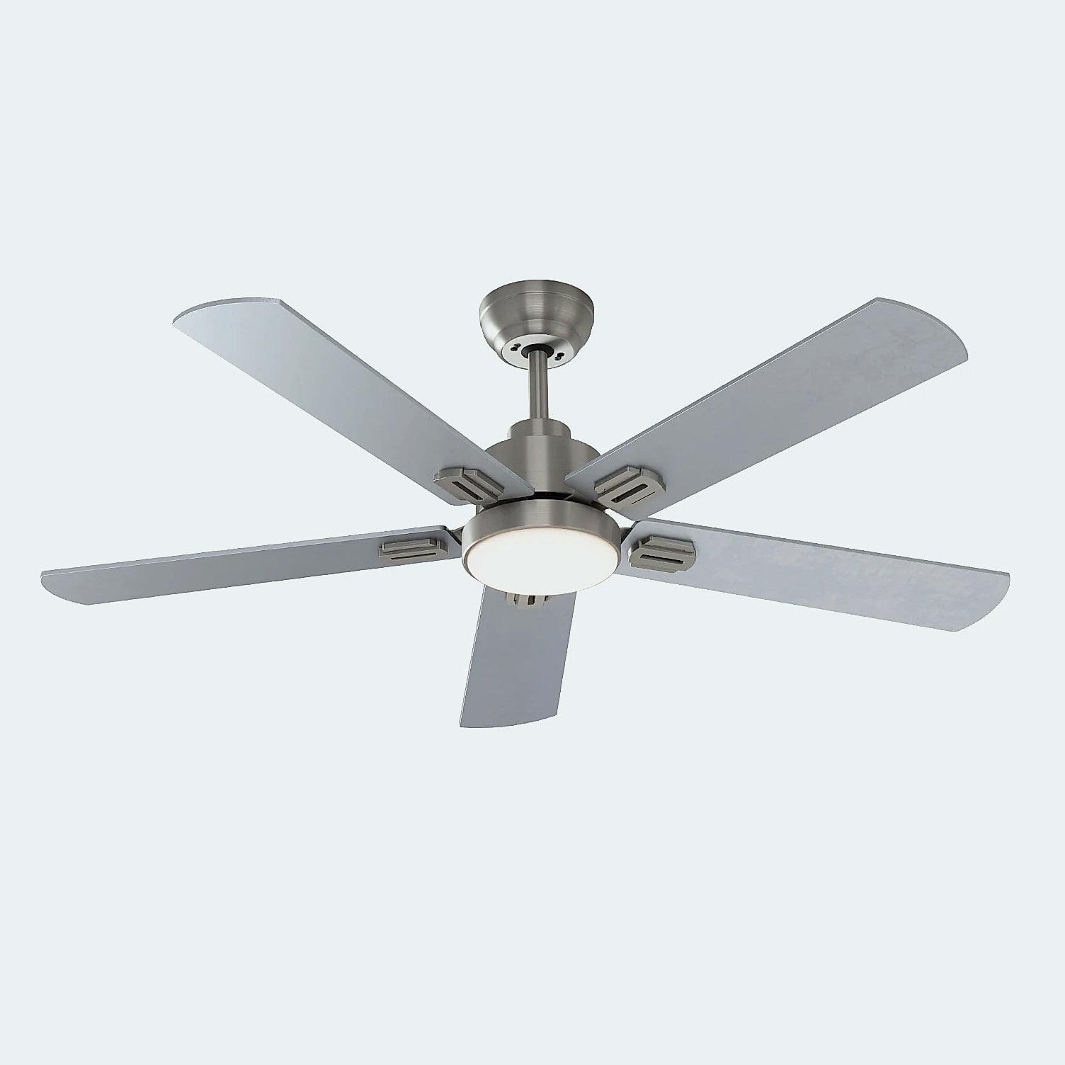HOMEYBUFF 52 Inch Ceiling Fan with LED Light and Remote
