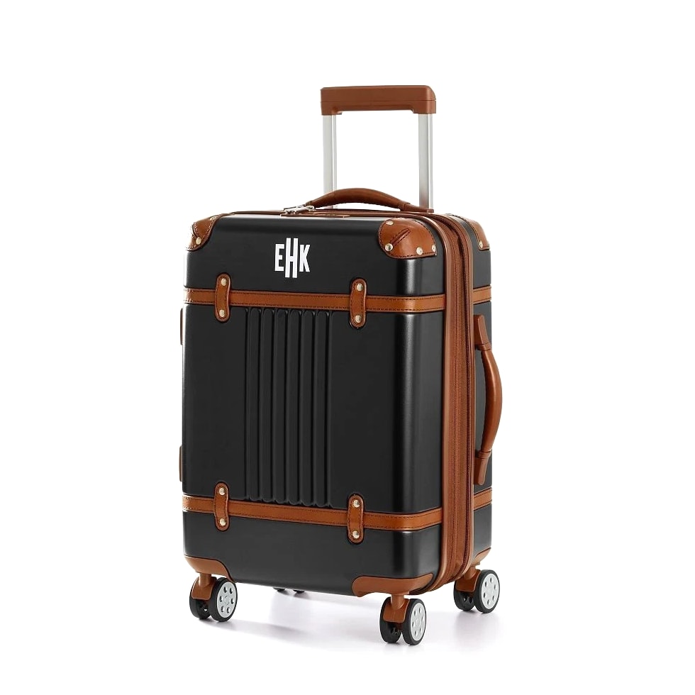 Mark & Graham Terminal 1 Expandable Carry-On Spinner Luggage Suitcase brand New