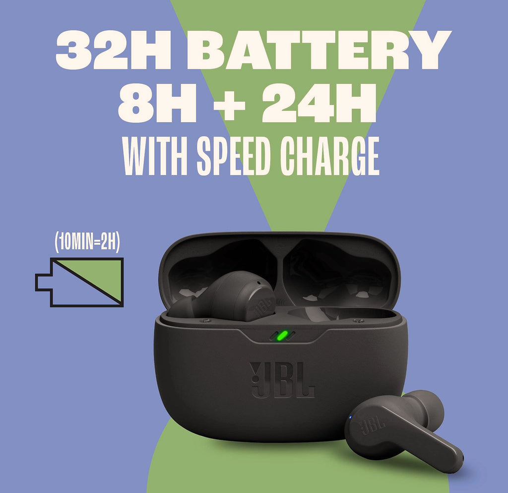 JBL Vibe Beam True Wireless Earbuds with Deep Bass