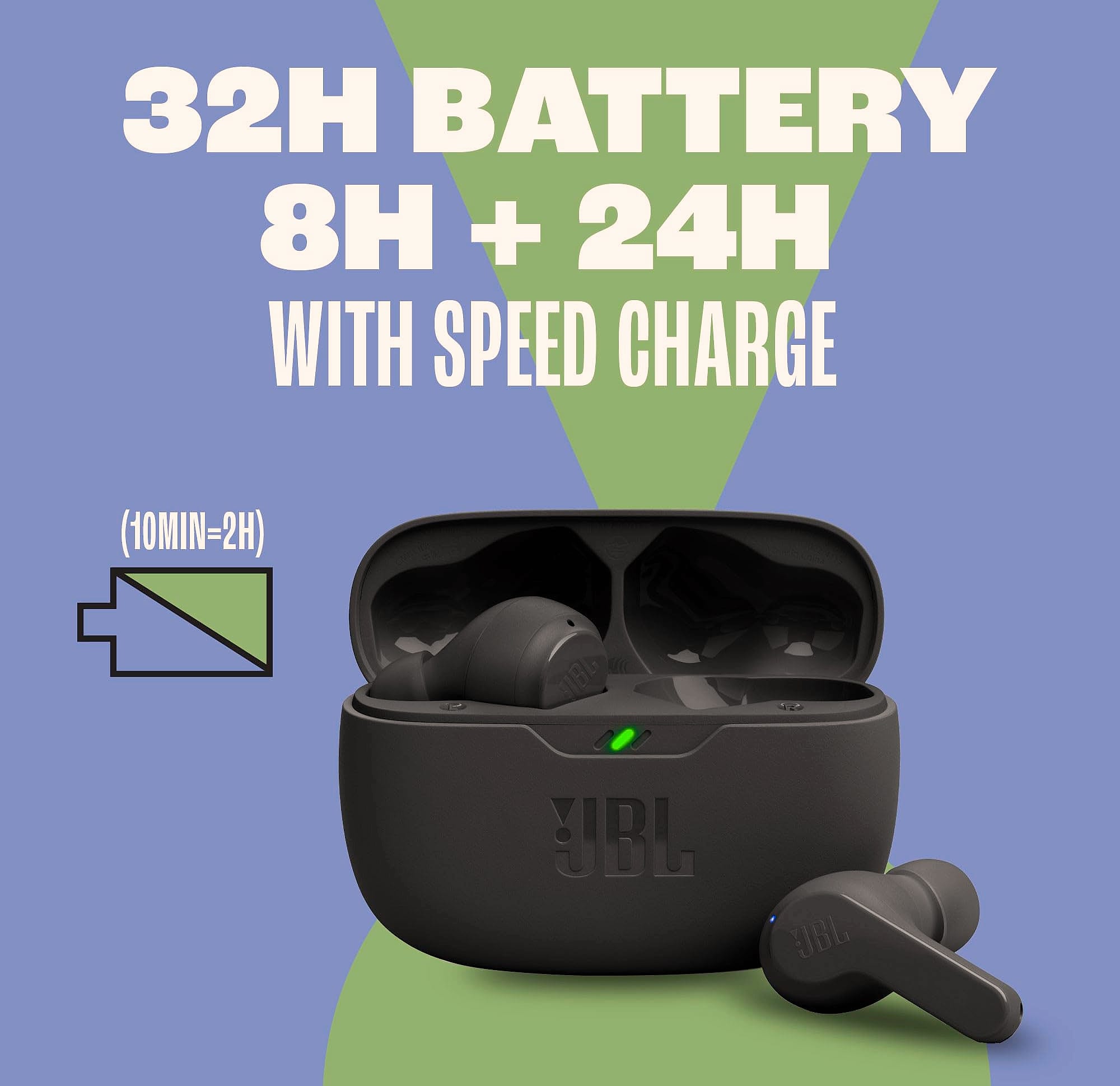 JBL Vibe Beam True Wireless Earbuds with Deep Bass