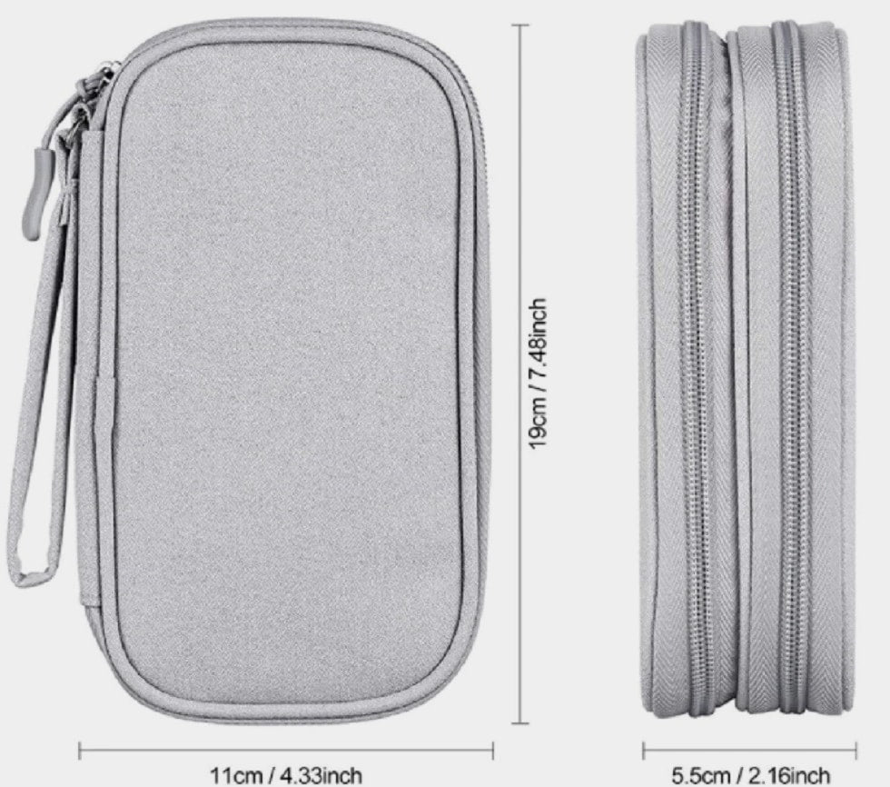 Electronics Organizer Travel Bag Waterproof Cable Gadget Storage Case for Charge